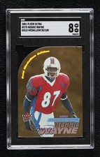 2001 Fleer Ultra Gold Medallion 28/100 Reggie Wayne #275G SGC 8 Rookie RC
