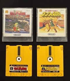 The Legend of Zelda 1 & 2 Adventure of Link Set Nintendo Famicom Disk System
