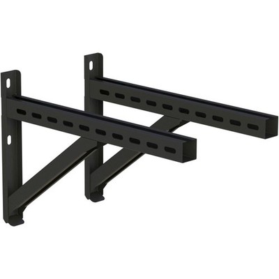 TTC Edelstahl-Schornstein NEO SCHWARZ 130-180 mm Wandkonsole Halter