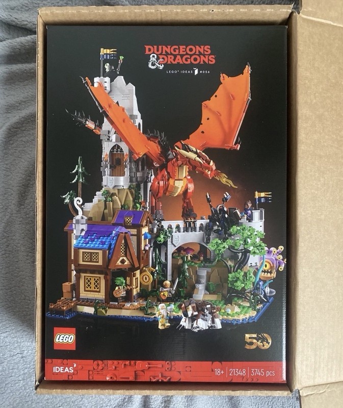 LEGO Ideas Dungeons & Dragons: Red Dragon's Tale Set 21348 | Brand New Sealed