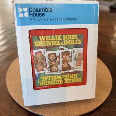 The Winning Hand 8 Track Dolly Parton Willie Kristofferson Columbia House 1982
