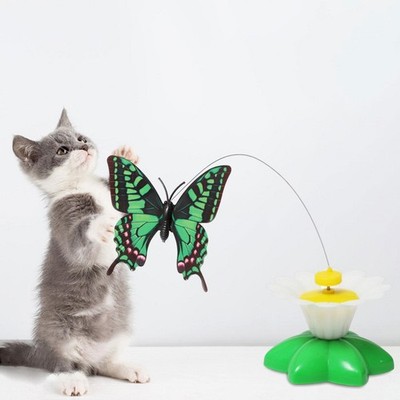 Elektrischer automatischer rotierender Schmetterling Übung Puzzle Spielzeug interaktives Spielzeug für