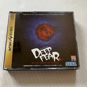 Deep Fear (Japan Import) Sega Saturn Used Complete w/ Spine Card 1998 NTSC-J