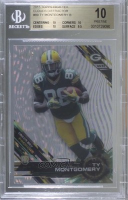 2015 Topps High Tek 10/25 Ty Montgomery #89 Rookie RC s6i