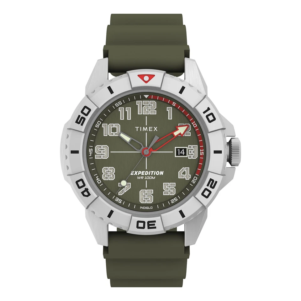 Timex Hommes Expédition Nord Crête Résine Bracelet Montre TW2V40700