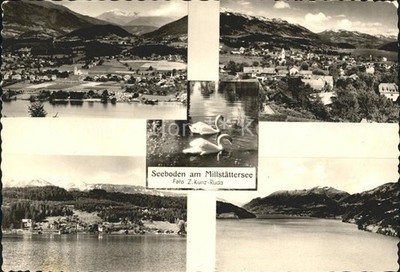 Seeboden Millstaettersee at Millstaetter Lake partial views