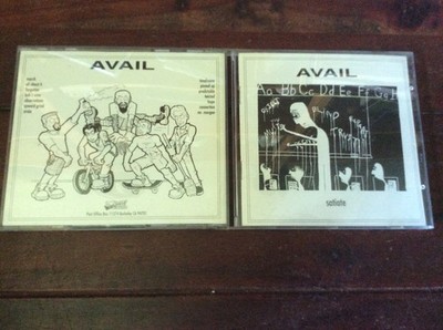 AVAIL   Satiate   [CD  Album] 1994 Hardcore Punk