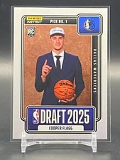 2025-26 Panini Instant Cooper Flagg Rookie Draft Night Dallas Mavericks RC