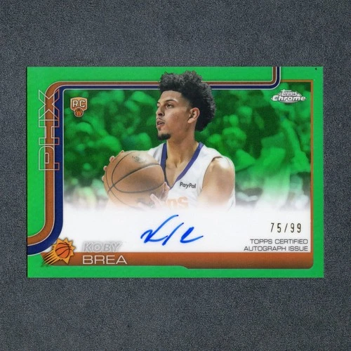 2025 Topps Chrome Koby Brea Chrome Rookie Autographs (RAW)