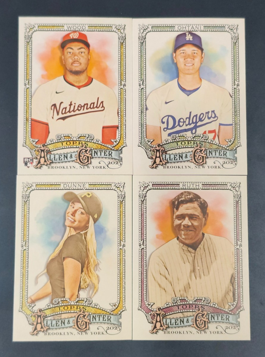 2025 Topps Allen & Ginter BASE 1-250 with Rookies You Pick - 2 Card Minimum