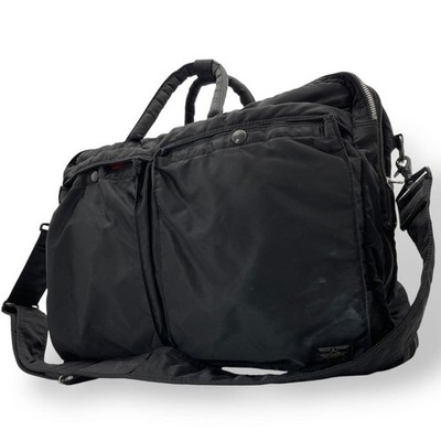 PORTER Tanker Aktentasche 2WEGE Nylon schwarz 49x36x10cm Außentaschen...