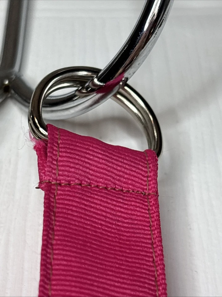 Lote de 2 Cinturones Mujer Blanco Imitación Cuero y Cinta Rosa Cintura Ajustada Accesorios Foto 4 de 4