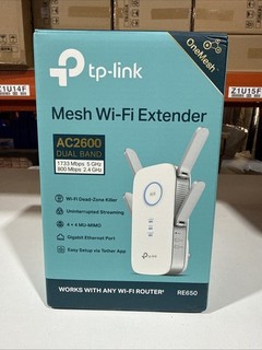 TP LINK Ac2600 RE650 Dual Band WiFi Range Extender