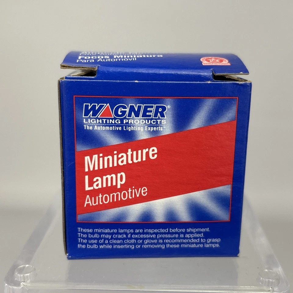 Bombilla de señal de giro Wagner ámbar estándar caja multiusos/10 HECHA EN EE. UU. Foto 2 de 4