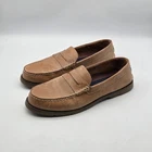 Sperry Top-Sider Men's Shoes Boat Slip On Size 11 M Brown Leather Penny Loafer