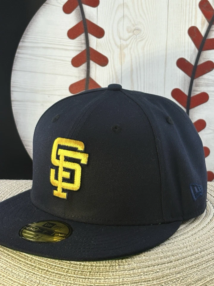 Sombrero Club Deep Ocean Gold 1989 WS verde UV 59FIFTY 7 1/2 de los Gigantes de San Francisco Foto 4 de 4