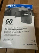  5 Pack Eaton Air Conditioner Disconnect 120/240V 60 Amp 2-Pole NEMA 3R