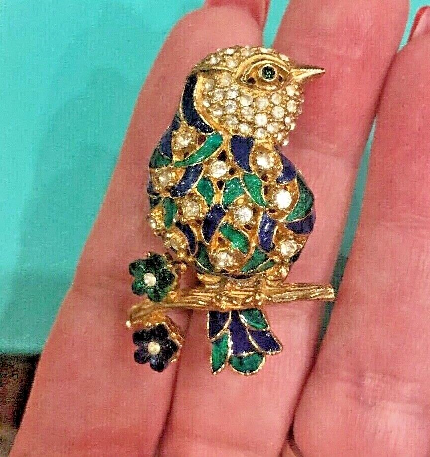 Broche Vintage CINER Double Aigle à Crête - Bijou Patriotique Rare - Occasion