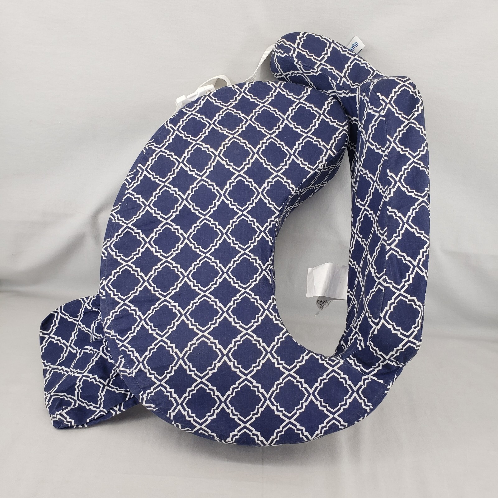 My Brest Friend Deluxe Adjustable Blue Nursing Pillow Breastfeeding Support-image