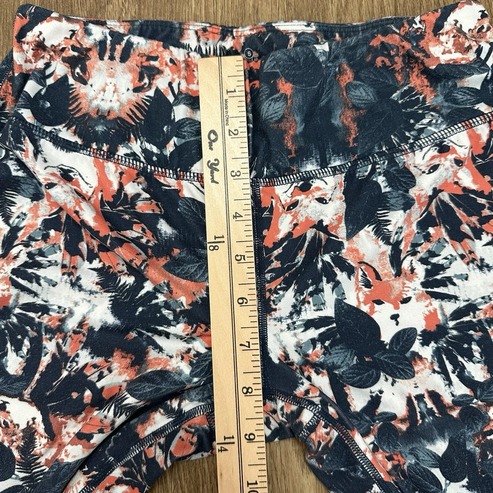 Sweaty Betty Leggings Activewear Womens Sz Small Floral Fox Print - Image 3 of 4