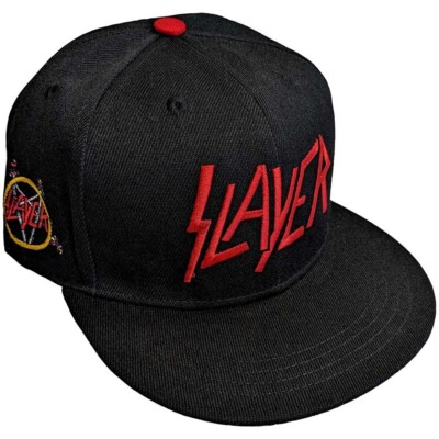 Slayer 'Logo' Black Snapback Cap - NEW OFFICIAL