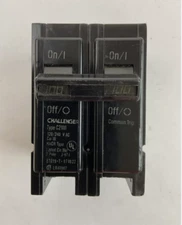 CHALLENGER C2100 CIRCUIT BREAKER TYPE C 120/240VAC 2POLE USED