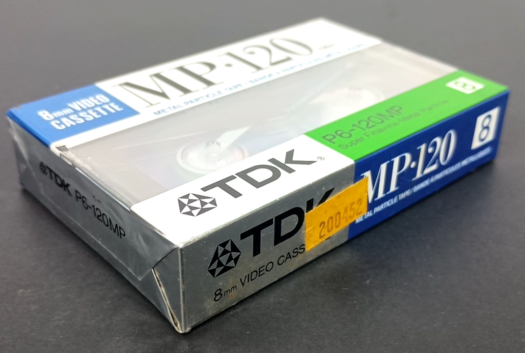 TDK P6-120HMPGスーパーメタル TDK MP-120 P6-120MP Metal Particle 8MM Video Cassette Tape