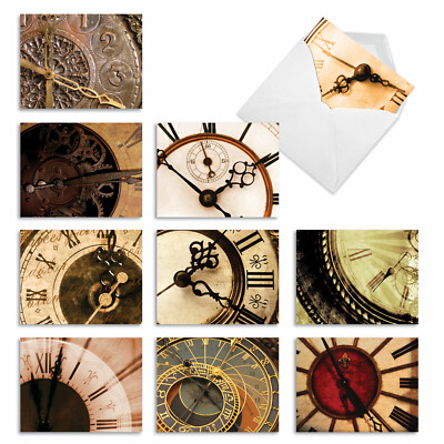 10 Assorted All Occasion Blank Note Cards with Envelopes - CLOCKWORKS ...