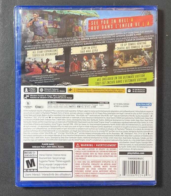 Dead Island 2 Ultimate Edition Per Playstation 5 [Nuovo E Sigillato] - Plaion - Foto 3