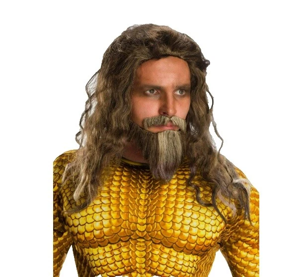 Fantasia de super-herói Marrom Perucas, Barbas e Bigodes
