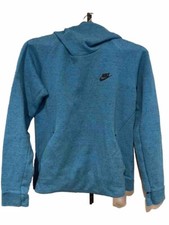 Nike Sweatshirt Youth Extra Large Solid Deep Blue Hooded Pullover Active/Casual