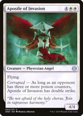 Magic the Gathering (mtg): ONE: Apostle of Invasion  (x 4)