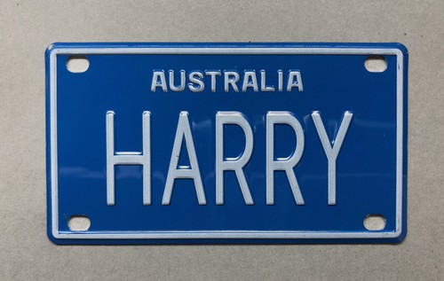 HARRY Novelty Mini Number Plate | eBay