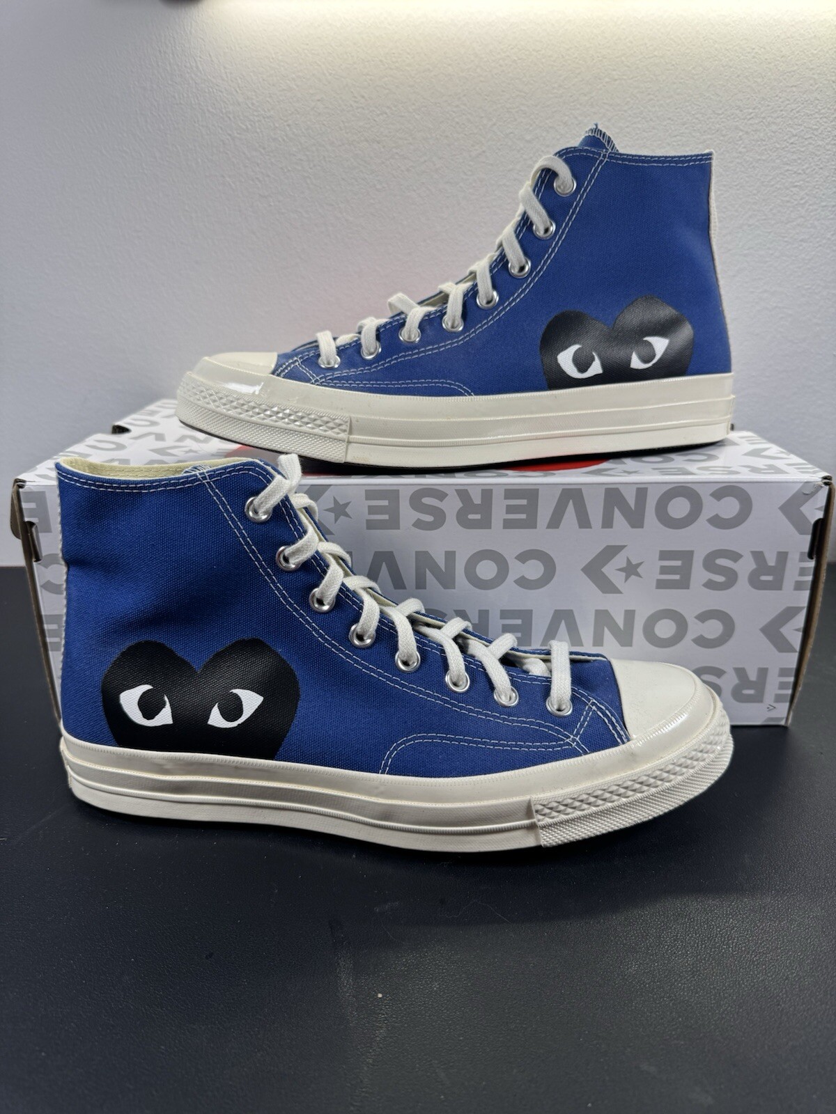 Converse Chuck 70 Comme des Garçons High Top Blue Quartz US Men 11 Women 13