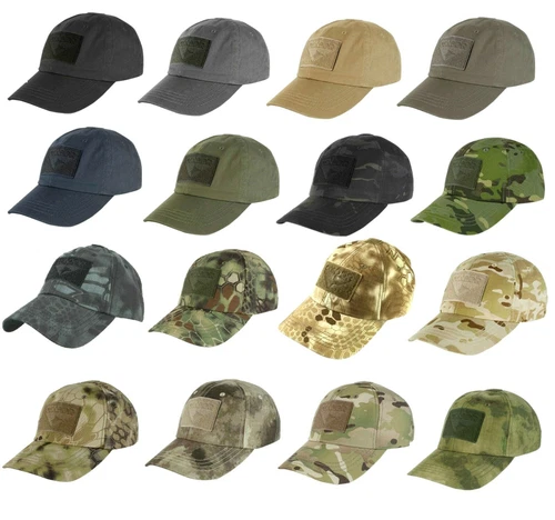 Condor Tactical Cap ( Choice of 10 Colors or Camoflage ) #TC Hat