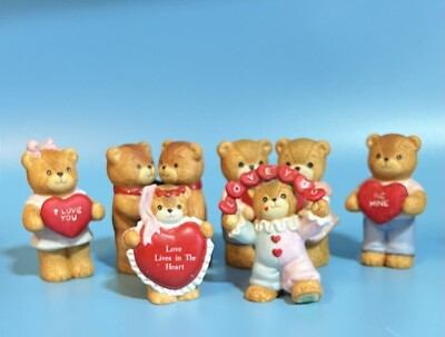 Lot Of 6 Vintage Enesco Lucy And Me Lucy Rigg 80's Bears