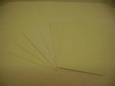 frame matting, 5x7 crescent  white to cream  mat boards Solid no opening