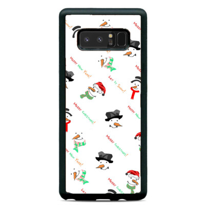 Snowman Merry Christmas Case Cover Samsung Galaxy Note 20 Ultra 10 Plus 9 8