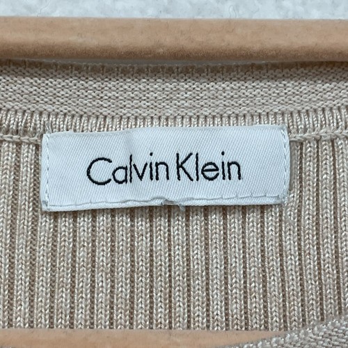 Calvin Klein Sweater Womens Small Pink Ribbed Basic Minimalist Classiccore Cozy - Picture 6 of 9