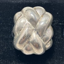 Vintage  Mexico  925 Sterling SIlver  Domed Weave Look  Ring sz 7