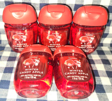 ALL NEW 5-Pack WINTER CANDY APPLE PocketBac Sanitizers 1 oz Bath  Body Works