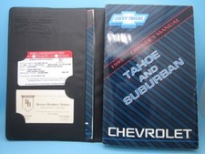 1995 Chevrolet Tahoe Suburban Truck Owners Manual W Warranty Book Nice 
