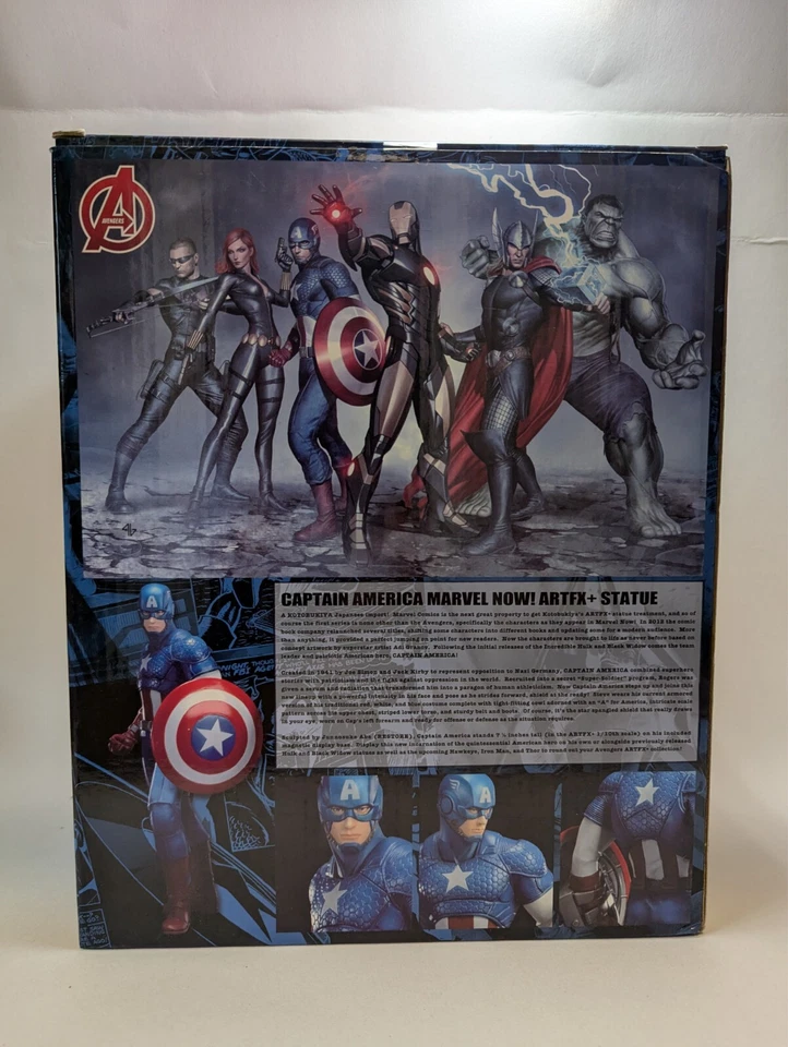 3 - 1/10 масштаб Marvel теперь ARTFX Kotobukiya статуэтка фигурка Тор, циклоп и крышка! - Изображение 2 из 4