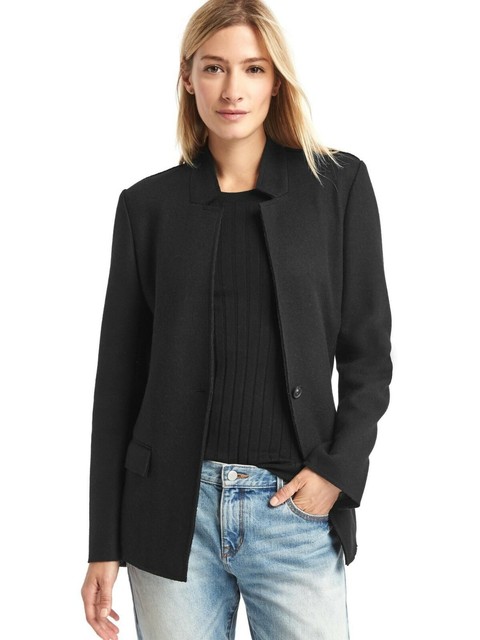 gap black blazer