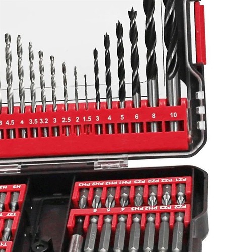 101PC Drill Bit And Accessory Kit Heavy Duty Suitable For Wood Masonry & Metal - 第 5/8 張圖片