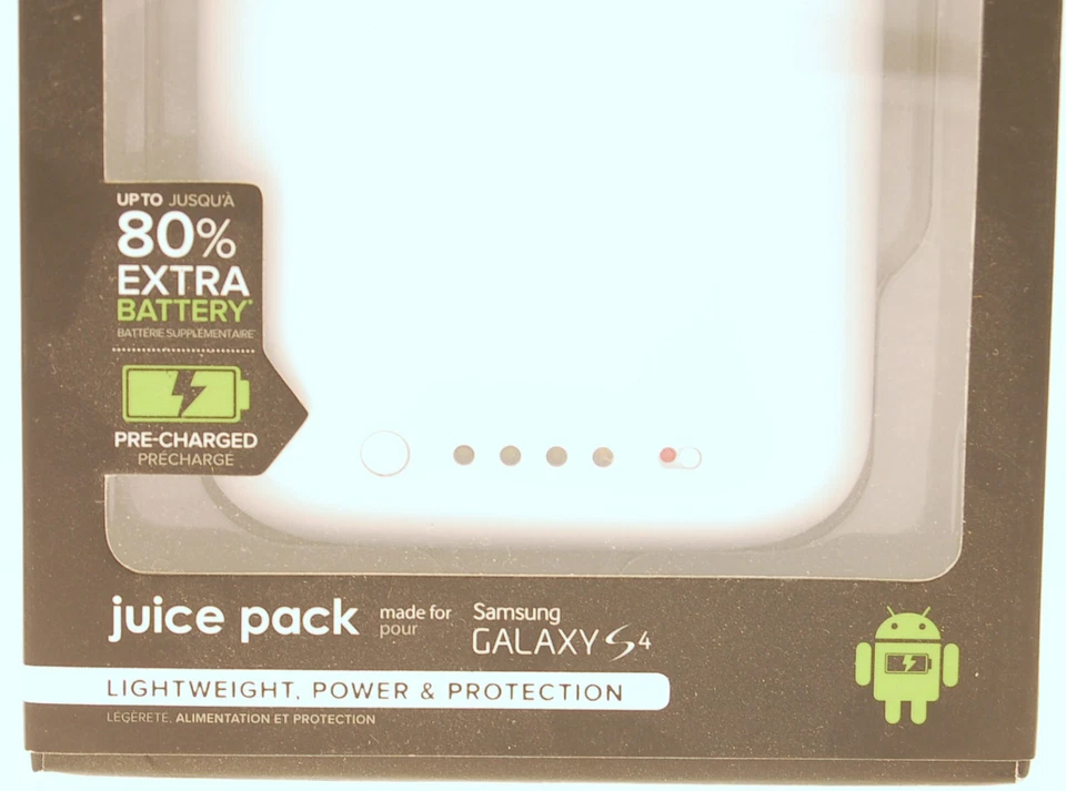Mophie Juice Pack Case and Rechargeable Battery in White for Samsung Galaxy S4  - Image 2 of 4