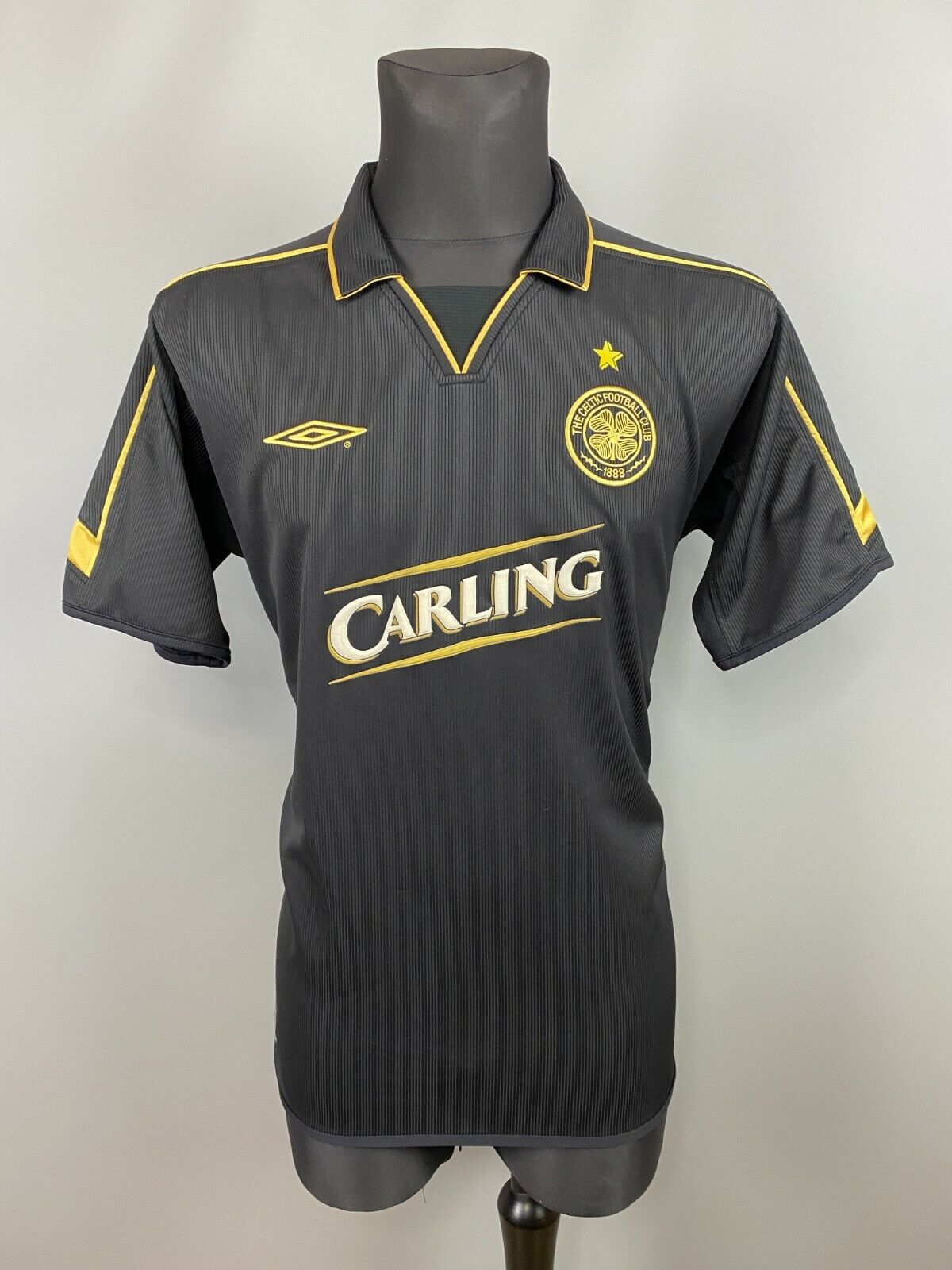 Glasgow Celtic Jersey Shirt 100% Original 2002/2003 Away Men'