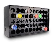 Collapsible 50 Tattoo Ink Pigment Bottles Holder Rack Great for Traveling Artist