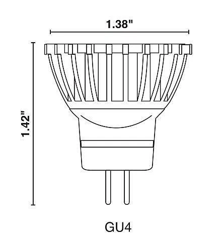 Halco 81093 - MR11FTD/827/LED MR11 Flood LED Light Bulb - Image 3 of 3