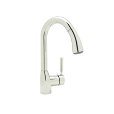 NEW ROHL R7505SPN2 Polished Nickel Modern Lux Pull-Down Bar/Food Prep Faucet